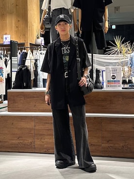 「アイテム（テーラードジャケット）」を使った、かなうさん（メンズ・172cm）の夏コーディネート
