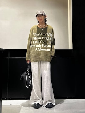 「PAGEBOY（ページボーイ）のアイテム（帽子）」を使った、かなうさん（メンズ・172cm）の秋コーディネート