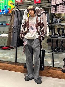 かなうさん（メンズ・172cm）の冬コーディネート