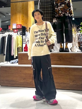 「PAGEBOY（ページボーイ）のアイテム（パンツ）」を使った、かなうさん（メンズ・172cm）の冬コーディネート