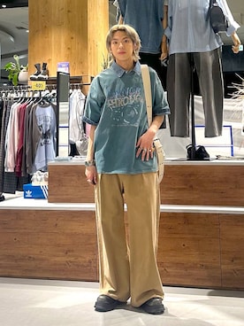 「PAGEBOY（ページボーイ）のアイテム」を使った、かなうさん（メンズ・172cm）の春コーディネート