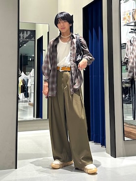 「PBLIM（ページボーイリム）のアイテム」を使った、かなうさん（メンズ・172cm）の夏コーディネート