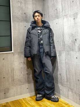 「PAGEBOY（ページボーイ）のアイテム（トップス）」を使った、かなうさん（メンズ・172cm）の冬コーディネート