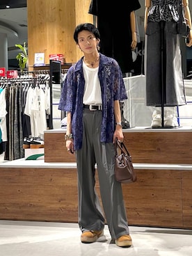 「PAGEBOY（ページボーイ）のアイテム（パンツ）」を使った、かなうさん（メンズ・172cm）の夏コーディネート