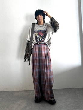 「PAGEBOY（ページボーイ）のアイテム（パンツ）」を使った、かなうさん（メンズ・172cm）の夏コーディネート