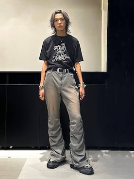 「PAGEBOY（ページボーイ）のアイテム（トップス）」を使った、かなうさん（メンズ・172cm）の夏コーディネート