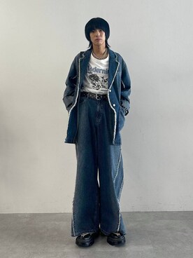 「PAGEBOY（ページボーイ）のアイテム（ジャケット/アウター）」を使った、かなうさん（メンズ・172cm）の夏コーディネート