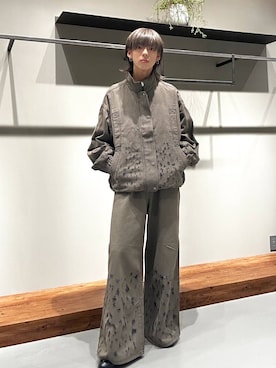 「Anui（アニュイ）のアイテム（ジャケット/アウター）」を使った、かなうさん（メンズ・172cm）の夏コーディネート