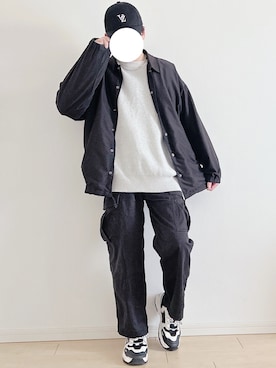 「kutir（クティール）のアイテム（ブルゾン）」を使った、マツさん（メンズ・167cm）の冬コーディネート