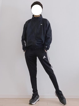 「NEW ERA（ニューエラ）のアイテム（ジャケット/アウター）」を使った、マツさん（メンズ・167cm）の春コーディネート