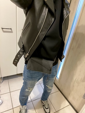 「所作（ショサ）のアイテム」を使った、kngyさん（メンズ・177cm）の冬コーディネート