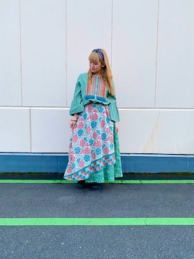 きゃなさん(レディース・157cm)の春コーディネート