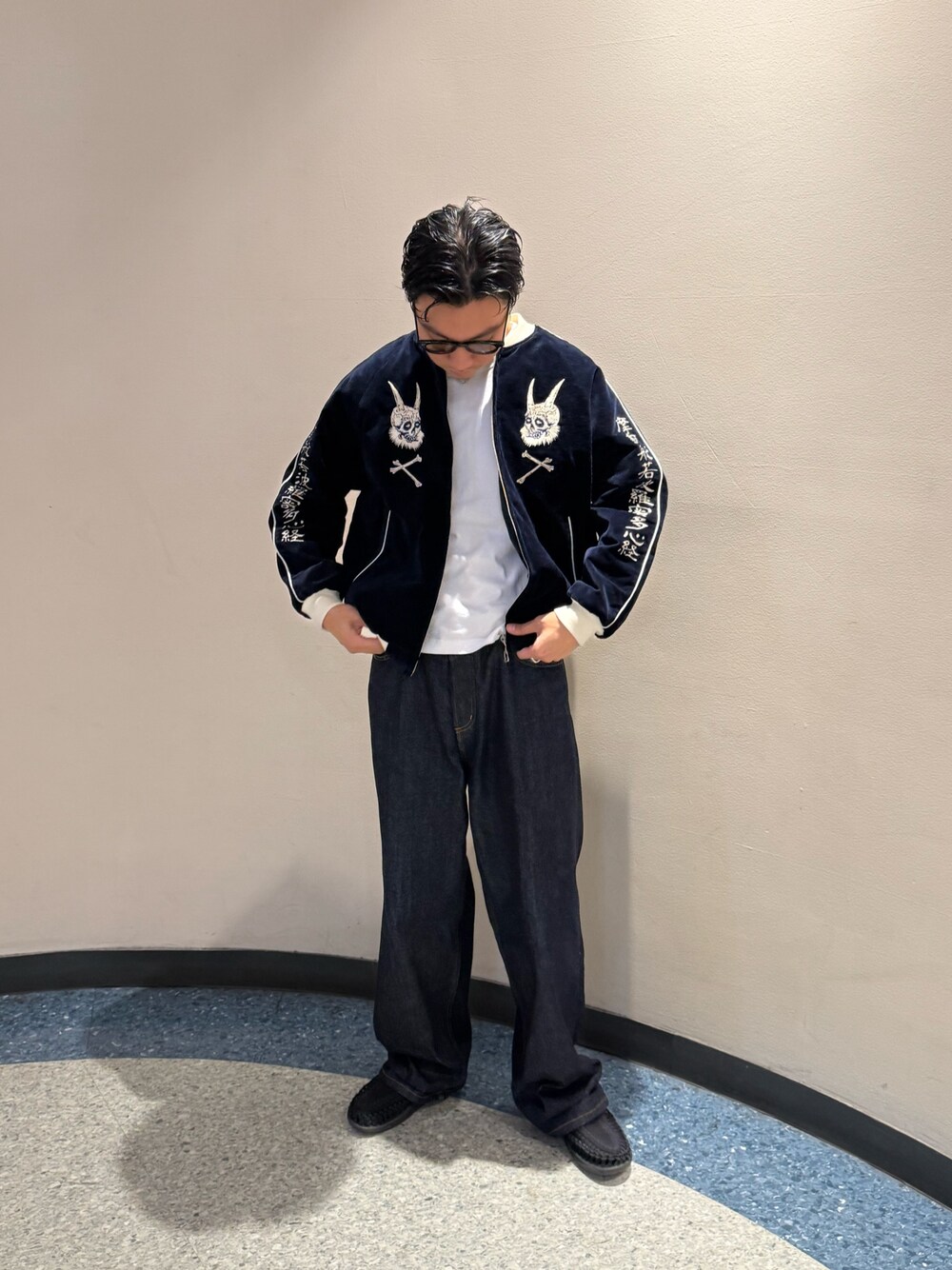 takuya sato(LHP 池袋パルコ店)｜blackmeansのスカジャンを使った