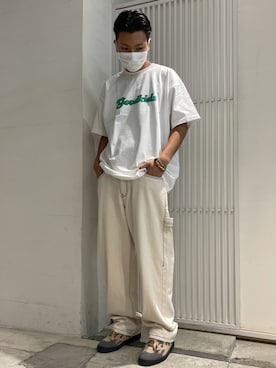「L.H.P（エルエイチピー）のアイテム（トップス）」を使った、takuya satoさん（メンズ・182cm）の夏コーディネート