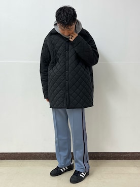 「whiteland」｜「アイテム（ブルゾン）」を使った、takuya satoさん（メンズ・182cm）の冬コーディネート