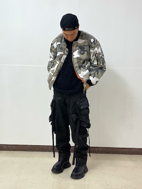 「Danke schon」｜「アイテム（ブーツ）」を使った、takuya satoさん（メンズ・182cm）の秋コーディネート
