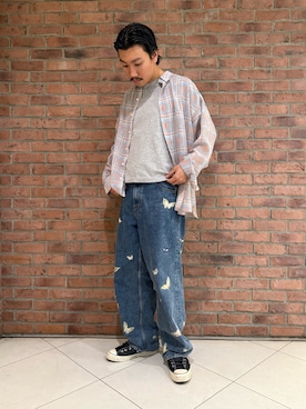 「whiteland」｜takuya satoさん（メンズ・182cm）の春コーディネート
