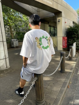 「L.H.P（エルエイチピー）のアイテム（トップス）」を使った、takuya satoさん（メンズ・182cm）の夏コーディネート