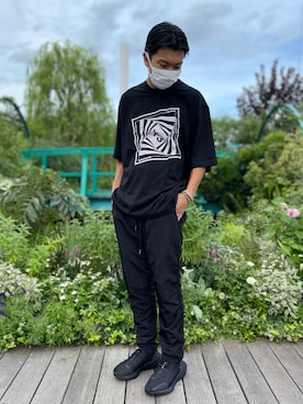 「y3」｜takuya satoさん（メンズ・182cm）の夏コーディネート