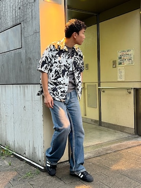 「BlackEyePatch（ブラックアイパッチ）のアイテム」を使った、takuya satoさん（メンズ・182cm）の夏コーディネート