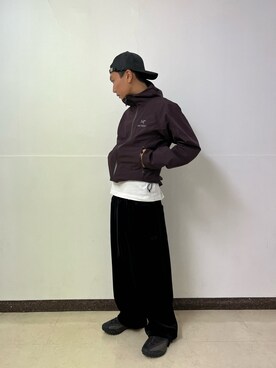 「WHITELAND（ホワイトランド）のアイテム（帽子）」を使った、takuya satoさん（メンズ・182cm）の秋コーディネート