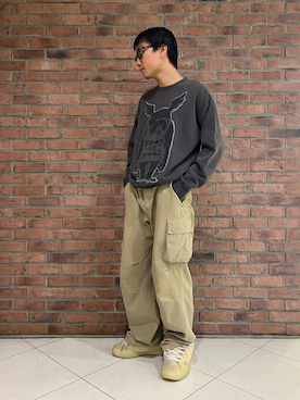 「DANKE SCHON（ダンケシェーン）のアイテム（スウェット）」を使った、takuya satoさん（メンズ・182cm）の夏コーディネート