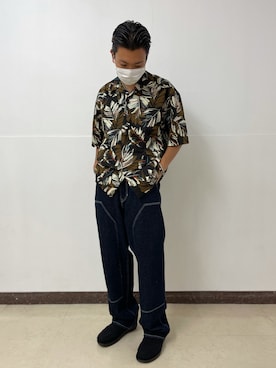 「Levi's RED（リーバイスレッド）のアイテム」を使った、takuya satoさん（メンズ・182cm）の夏コーディネート