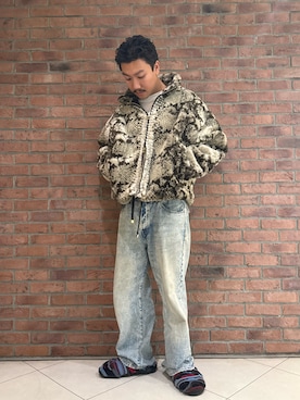 「アイテム（その他アウター）」を使った、takuya satoさん（メンズ・182cm）の冬コーディネート