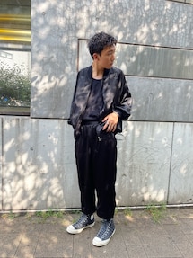 JULIUS ユリウス 827BLM1 ヴィンテージサテン リバーシブルブルゾン ☆JULIUS ☆新品 ヴィンテージサテン リバーシブルブルゾン 1
