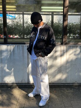 「B'2nd（ビーセカンド）のアイテム」を使った、takuya satoさん（メンズ・182cm）の秋コーディネート