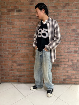 「whiteland」｜takuya satoさん（メンズ・182cm）の春コーディネート