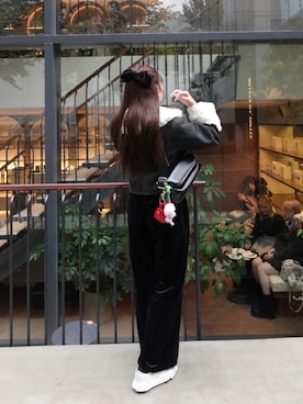 「OSOI（オソイ）のアイテム」を使った、yuiさん（レディース・159cm）の冬コーディネート