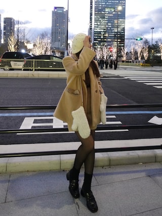 leinwande Boa Hand Knitted Mittens新品未使用 leinwande(ラインヴァンド)の「Boa Hand Knitted Mittens
