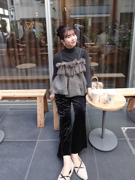 「アイテム（パンプス）」を使った、yuiさん（レディース・159cm・20代）の秋コーディネート