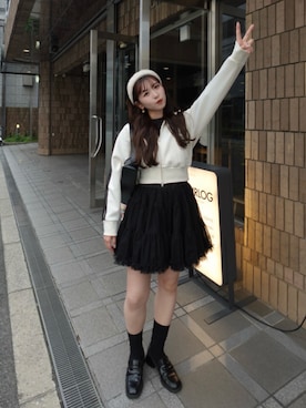 「SINOON（シヌーン）のアイテム」を使った、yuiさん（レディース・159cm）の秋コーディネート