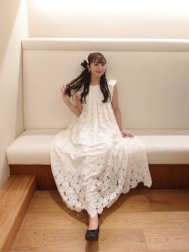 「Acka.のアイテム（ワンピース/ドレス）」を使った、yuiさん（レディース・159cm・20代）の夏コーディネート
