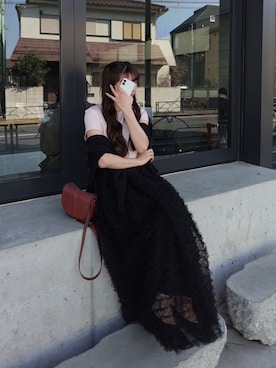 「アイテム（バレエシューズ）」を使った、yuiさん（レディース・159cm）の夏コーディネート