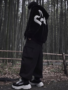 「NERDY（ノルディ）のアイテム」を使った、S.Tさん（メンズ・175cm）の冬コーディネート