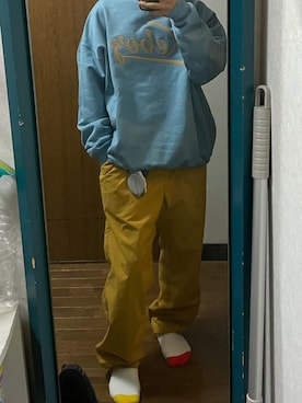 ソックス 靴下を使った イエローパンツ のメンズ人気ファッションコーディネート Wear