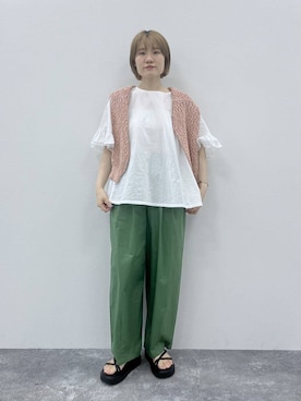 「ワントーン」｜miyuさん（レディース・157cm）の春コーディネート