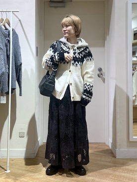 「アイテム（帽子）」を使った、miyuさん（レディース・157cm・30代）の秋コーディネート