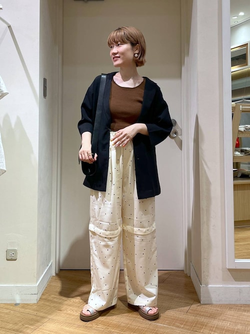 セール】リネンライクハーフスリーブジャケット（テーラードジャケット