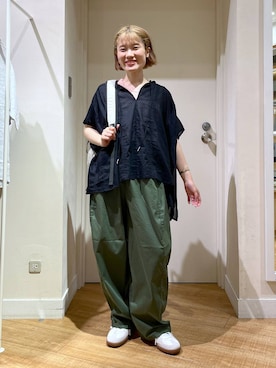 「アイテム（タンクトップ）」を使った、miyuさん（レディース・157cm・30代）の夏コーディネート