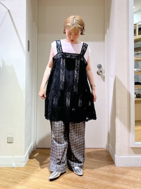 「アイテム（ワンピース/ドレス）」を使った、miyuさん（レディース・157cm・30代）の秋コーディネート