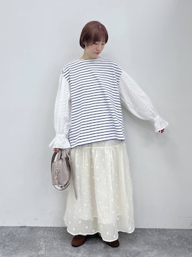 miyuさん（レディース・157cm）の春コーディネート