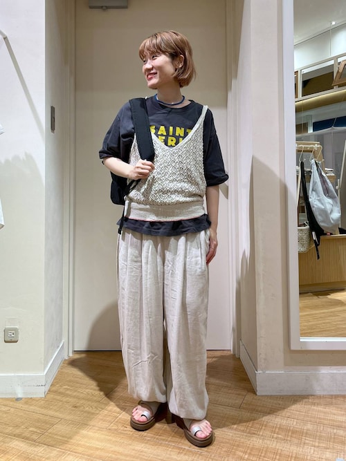 お試し価格　ハンドメイド　新バルーンパンツ  リネン100% お試し価格 ハンドメイド 新バルーンパンツ リネン100% - パンツ