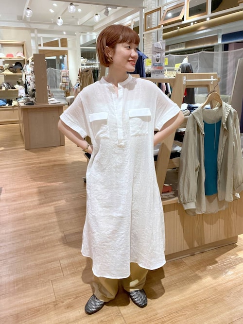 STUDIOUS ホワイト シャツワンピース WOMENS/ワンピース/ワンピース(並び順：高い順)｜ STUDIOUS