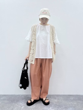 「ワントーン」｜miyuさん（レディース・157cm）の春コーディネート