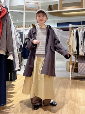 「アイテム（その他アウター）」を使った、miyuさん（レディース・157cm・30代）の秋コーディネート