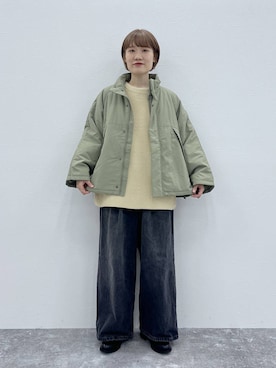 「アイテム（その他アウター）」を使った、miyuさん（レディース・157cm・30代）の秋コーディネート